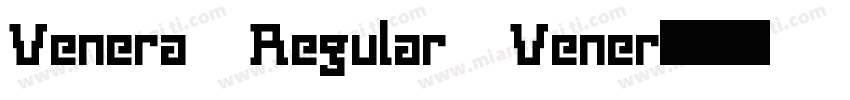 Venera Regular Vener字体转换